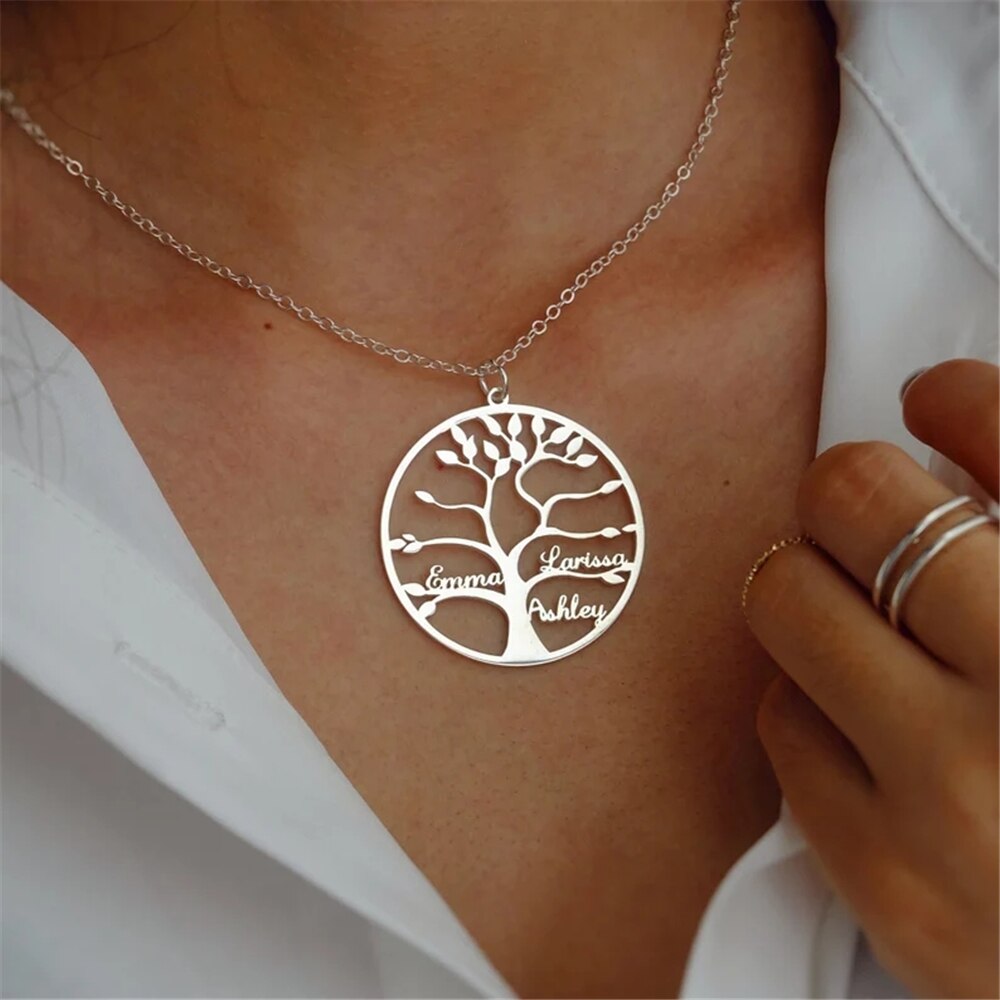 Personalized Tree of Life Necklace